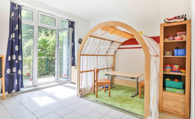 Behandlungsraum bei Ergomed, Praxis für Ergotherapie und Logopädie in Hamburg Heimfeld